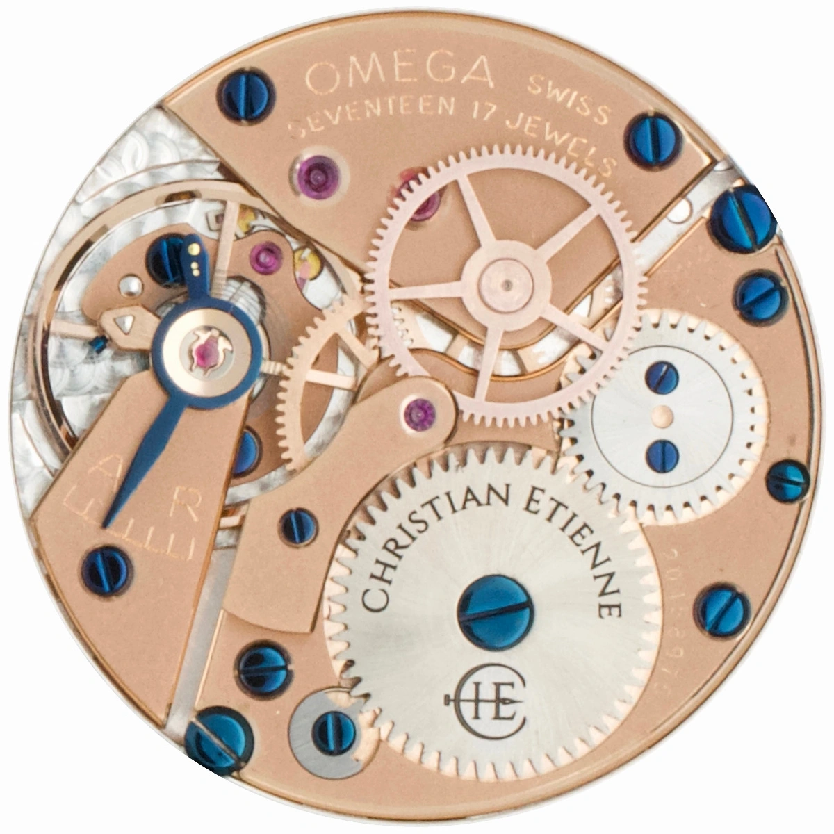 Central seconds collection, blue dial