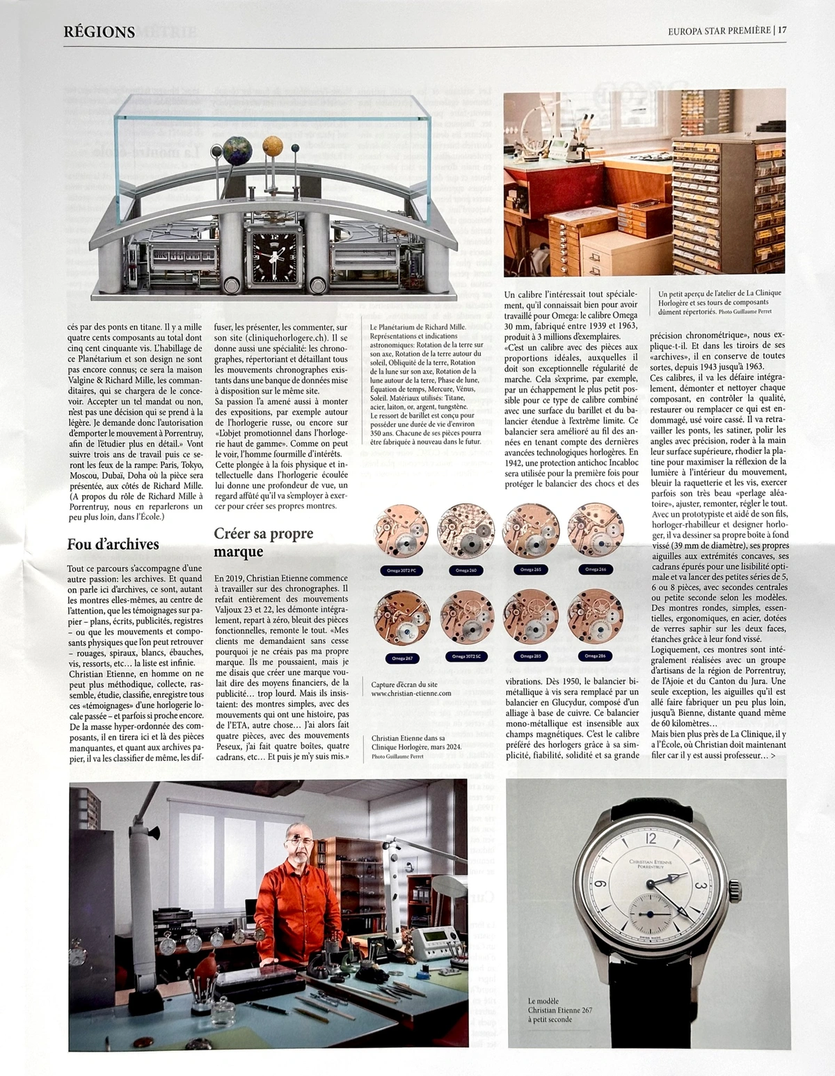 Christian Etienne - articles de presse