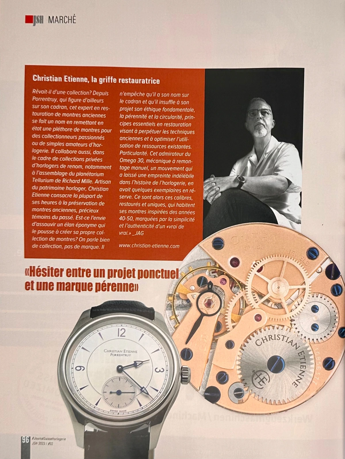 Christian Etienne - articles de presse