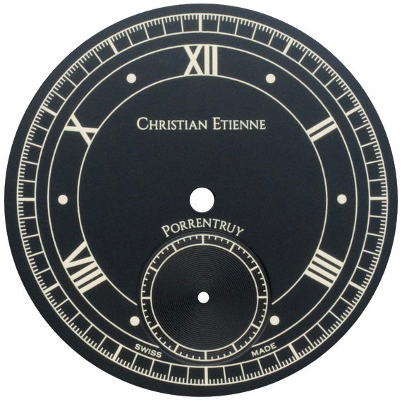 Montre Collection petite seconde 6h, cadran noir